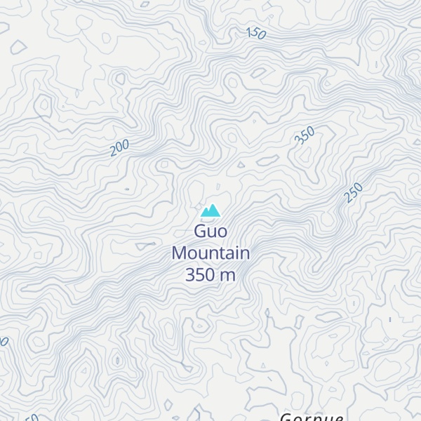 Map of Guo Mountain