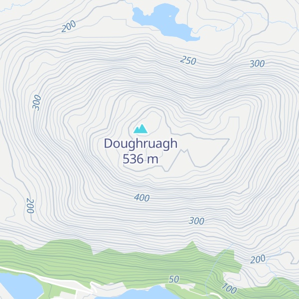 Map of Doughruagh South Top
