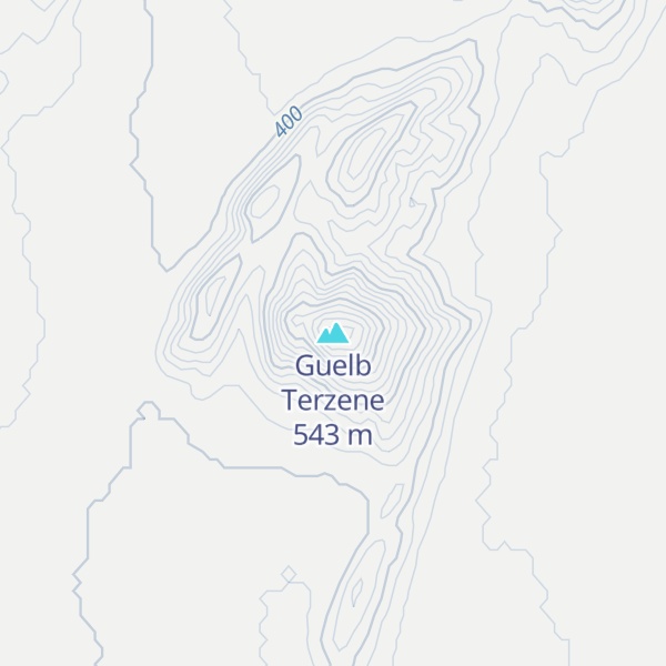 Map of Guelb Terzene