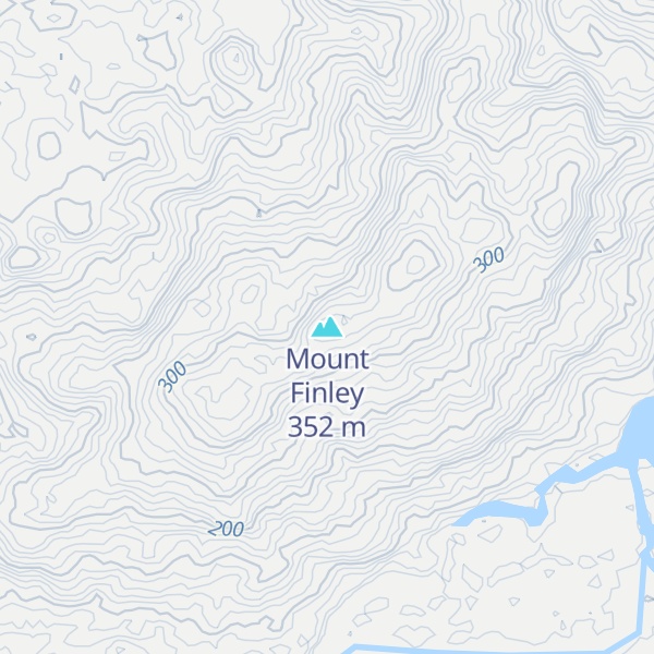 Map of Mount Finley