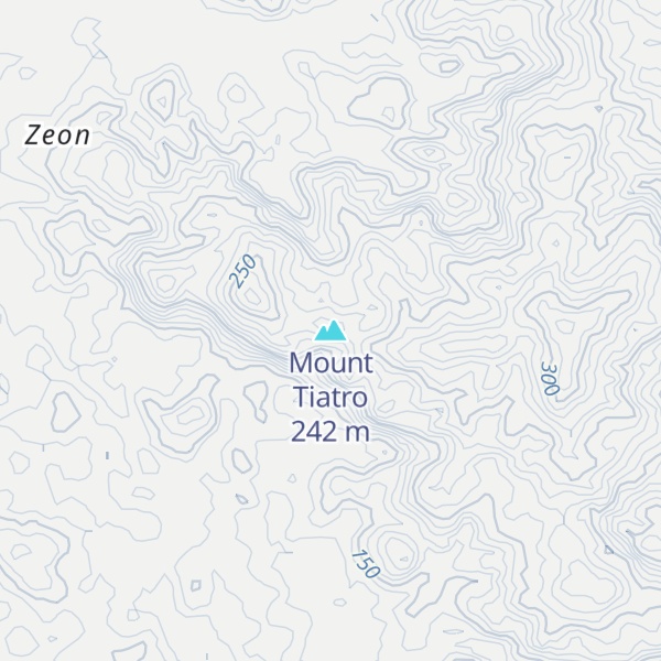 Map of Mount Tiatro