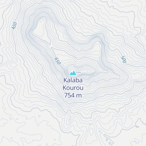 Map of Kalaba Kourou