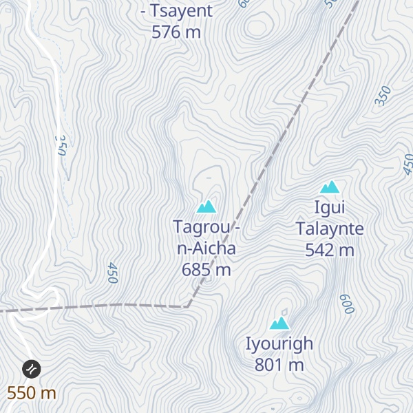 Map of Tagrou -n-Aicha