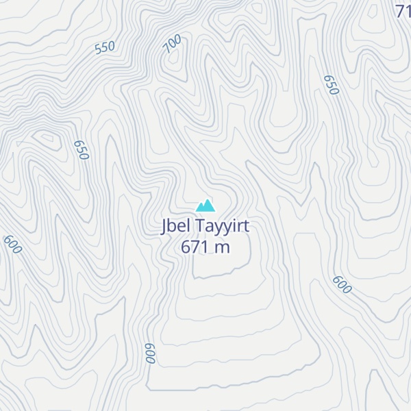Map of Jbel Tayyirt