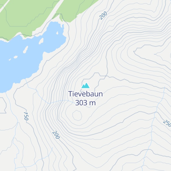 Map of Tievebaun