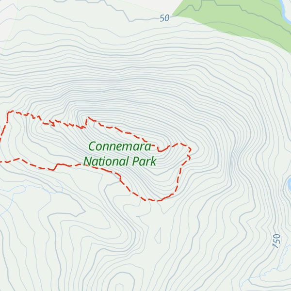 Map of Binn Ghuaire