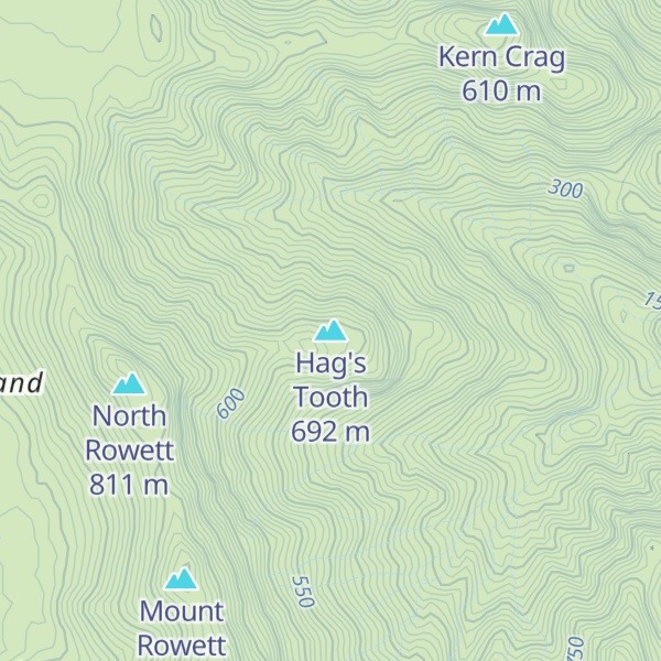 Map of Hag's Tooth