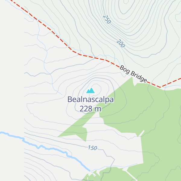 Map of Bealnascalpa