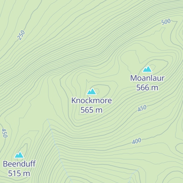 Map of Knockmore