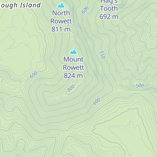 Map of West Rowett