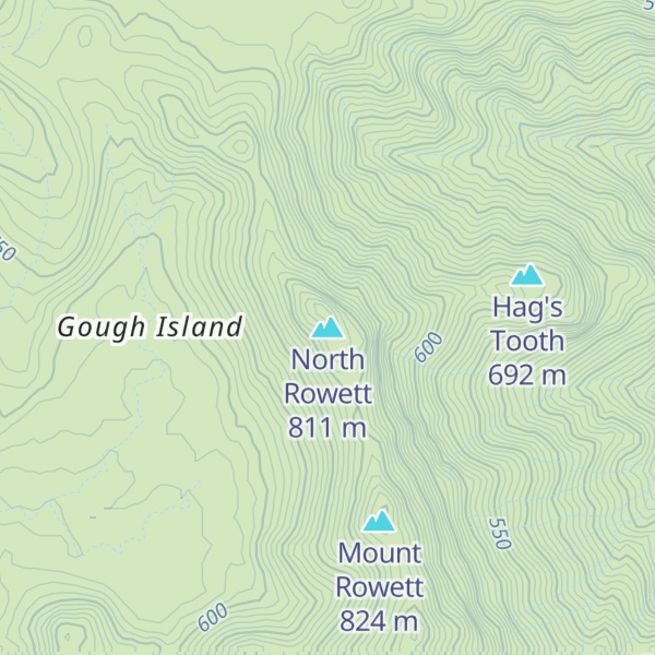 Map of North Rowett