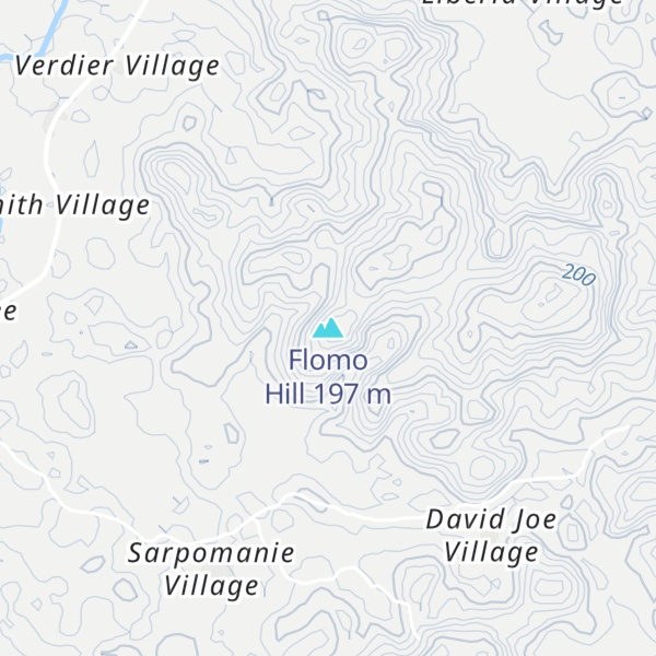 Map of Flomo Hill