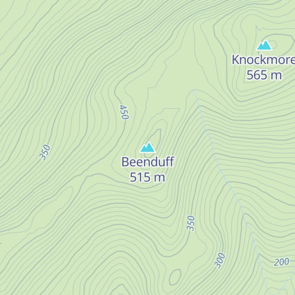 Map of Beenduff