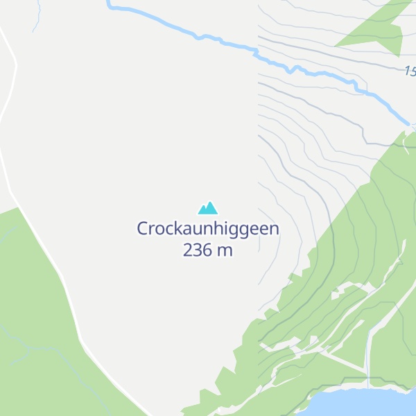 Map of Crockaunhiggeen