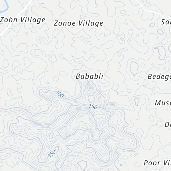 Map of Geteto Mountain