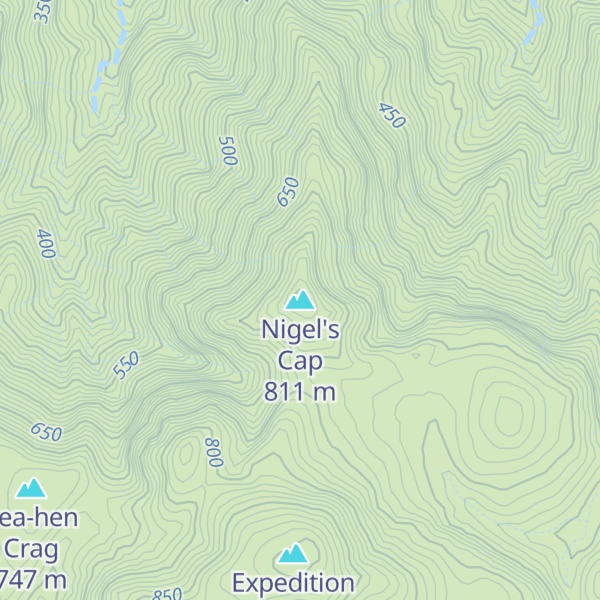Map of Nigel's Cap