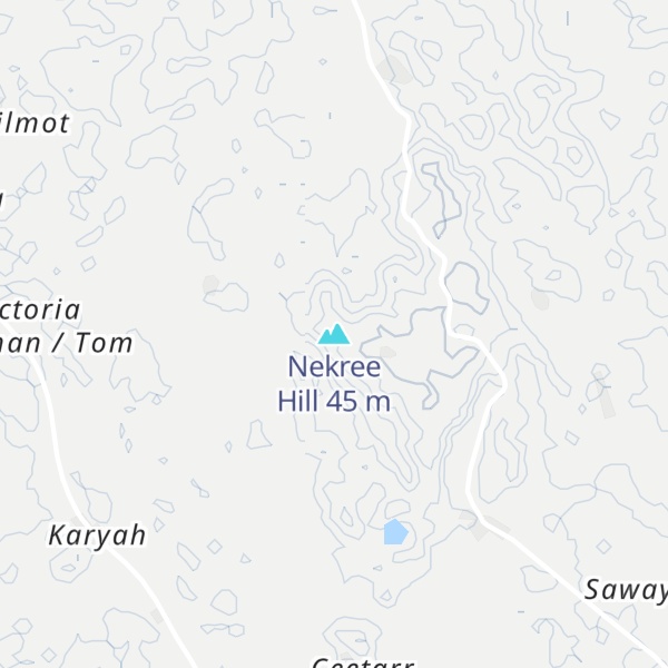 Map of Nekree Hill