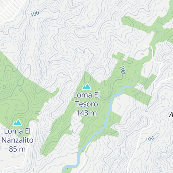 Map of Loma El Tesoro