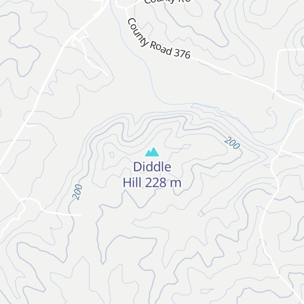 Map of Diddle Hill