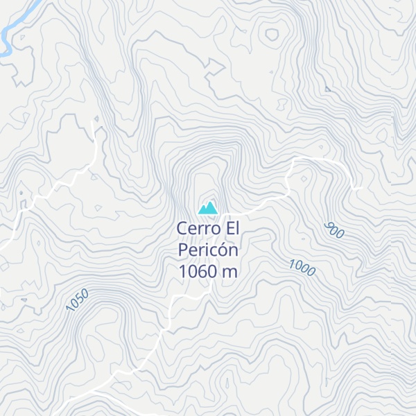Map of Cerro El Pericón