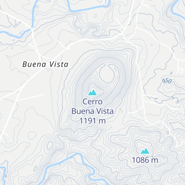 Map of Cerro Buena Vista