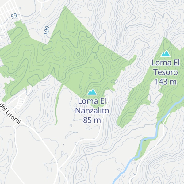 Map of Loma El Nanzalito