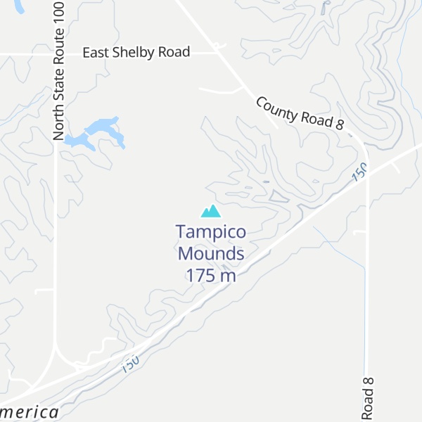 Map of Tampico Mounds