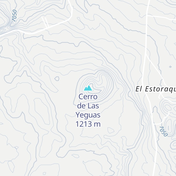 Map of Cerro de Las Yeguas