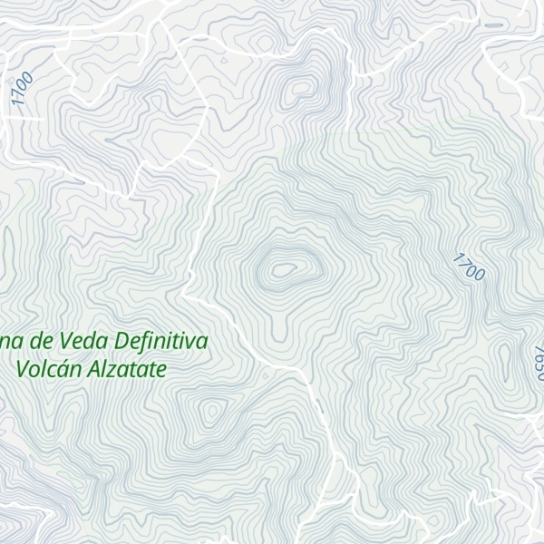 Map of Volcán Alzatate