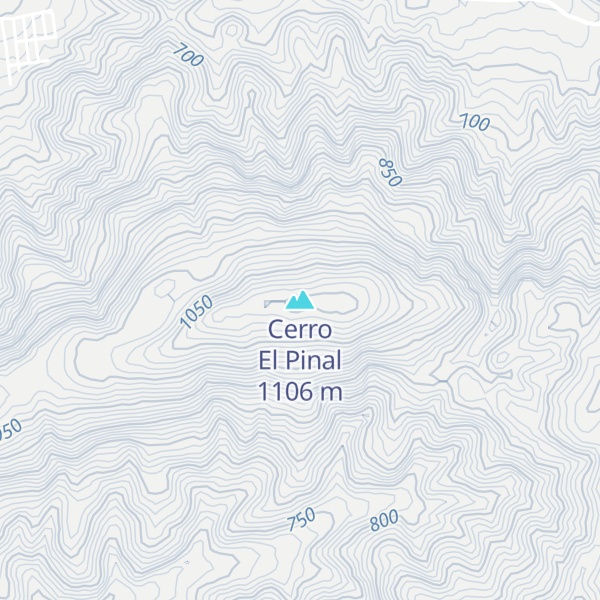 Map of Cerro El Pinal