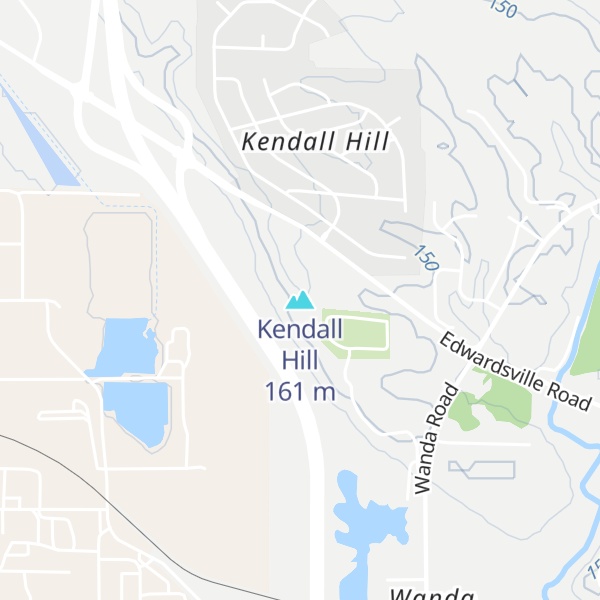 Map of Kendall Hill