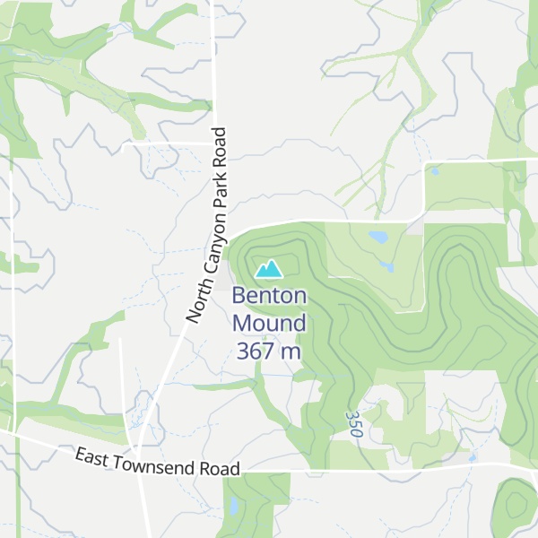 Map of Benton Mound