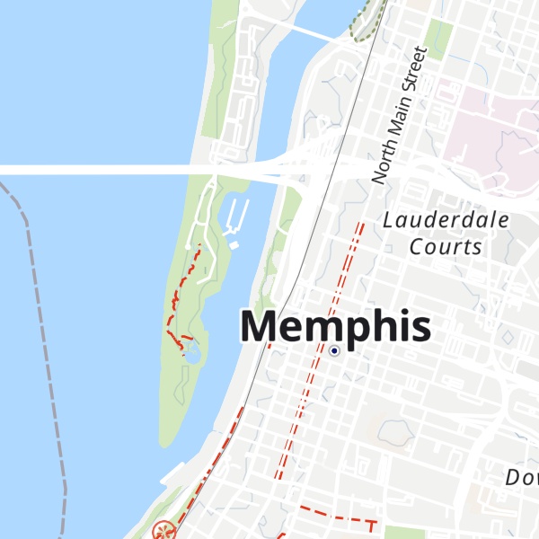 Map of Tennessee Welcome Center