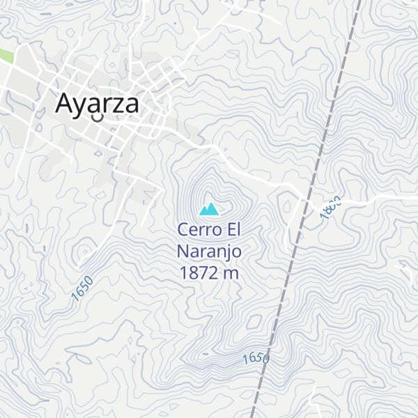 Map of Cerro El Naranjo