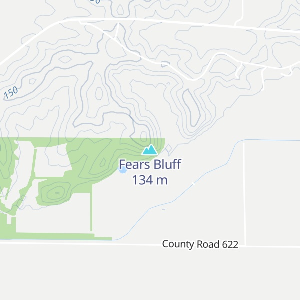 Map of Fears Bluff