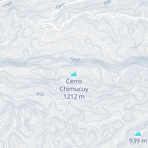 Map of Cerro Chimucuy