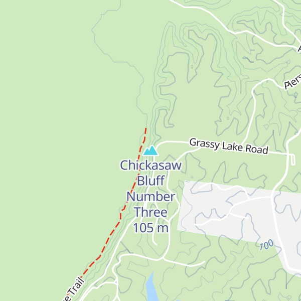 Map of Chickasaw Bluff Number Three