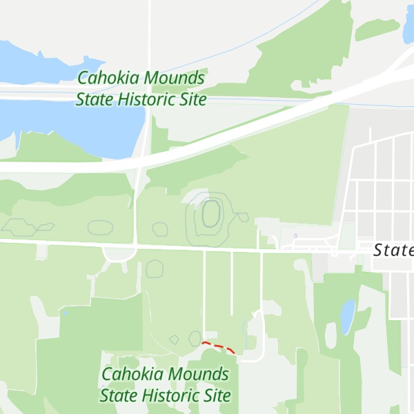 Map of Monks Mound