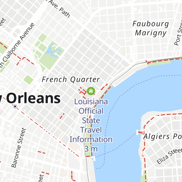Map of Louisiana Official State Travel Information