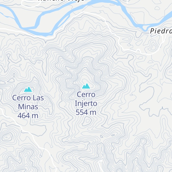 Map of Cerro Injerto