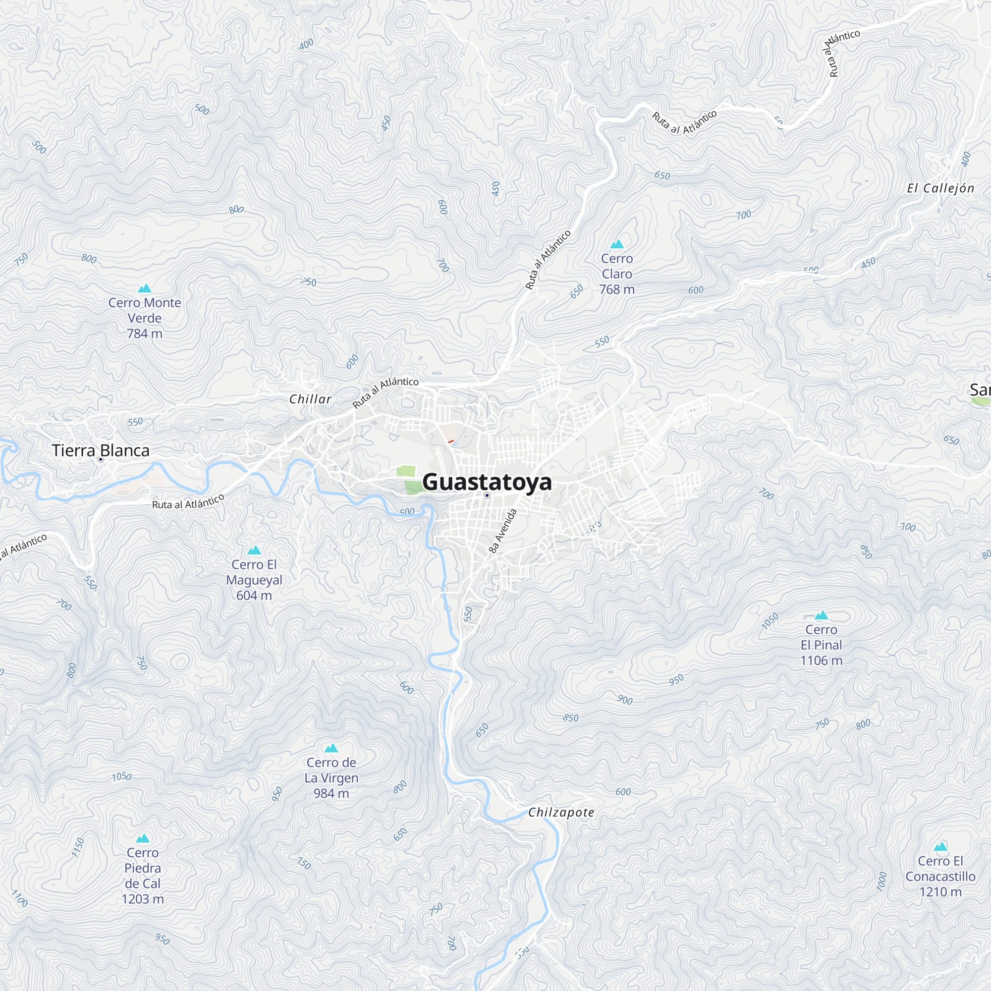 Agroquimica Guastatoya map