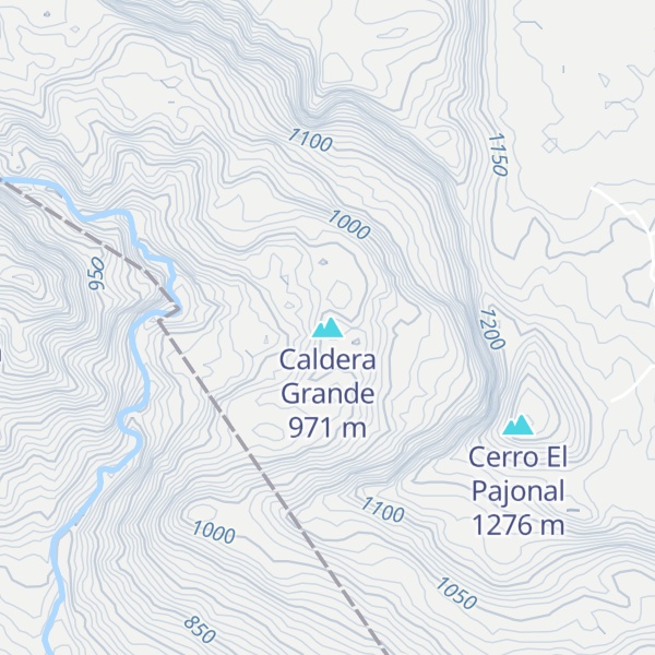 Map of Caldera Grande