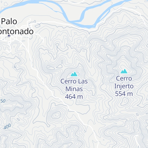 Map of Cerro Las Minas