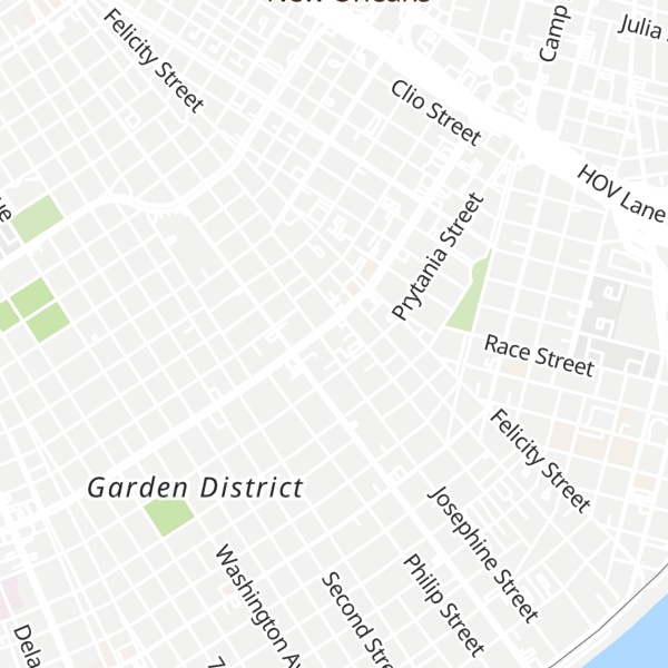 Map of New Orleans Tourism Marketing