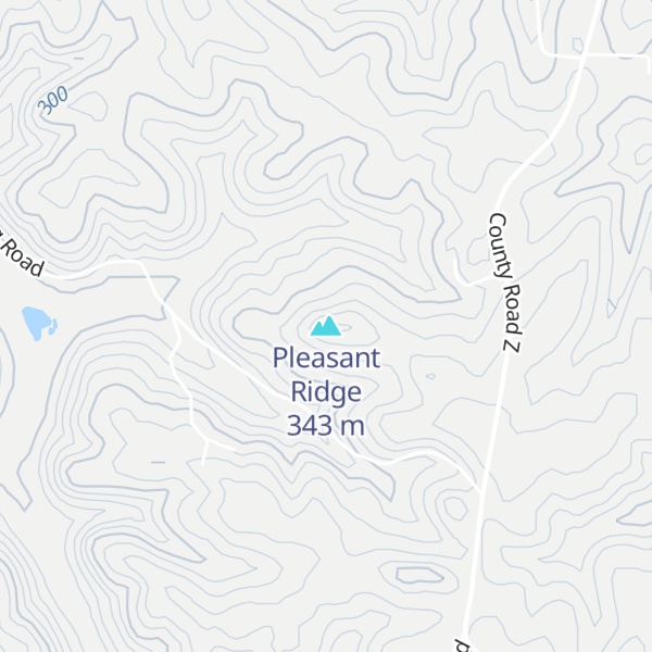 Map of Pleasant Ridge