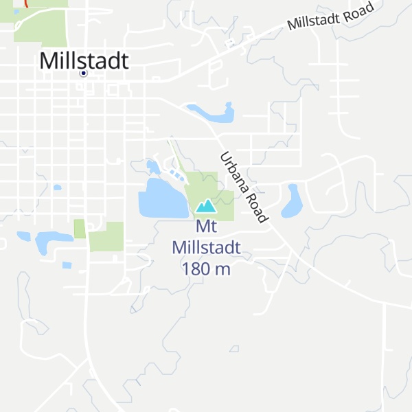 Map of Mt Millstadt