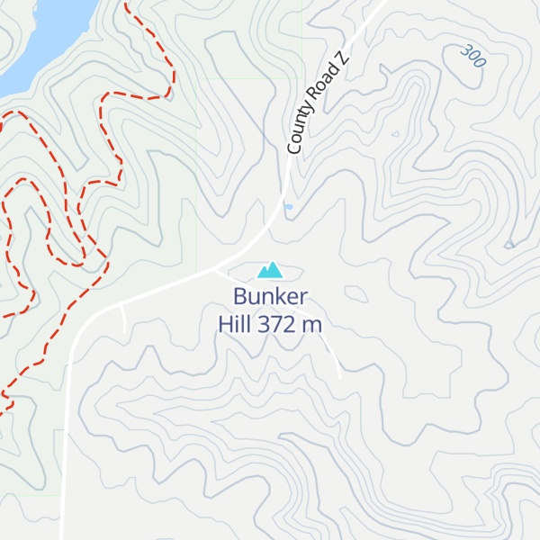 Map of Bunker Hill