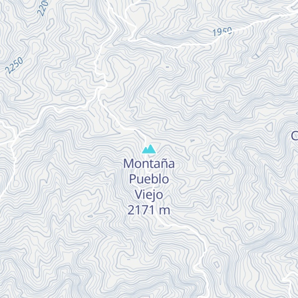 Map of Montaña Pueblo Viejo