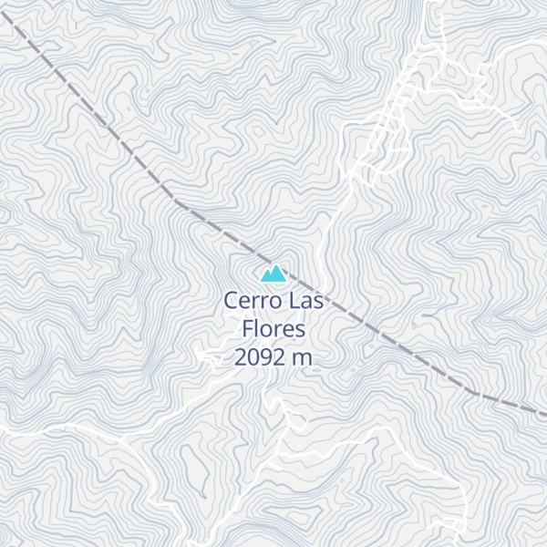 Map of Cerro Las Flores