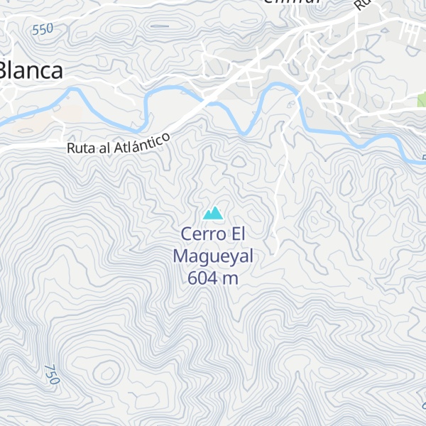 Map of Cerro El Magueyal